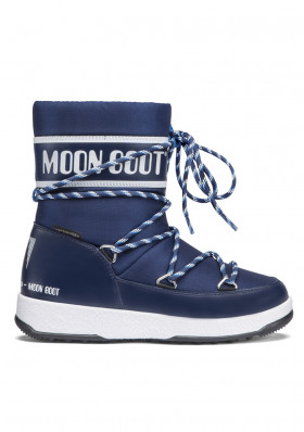 Dziecięce buty zimowe Tecnica Moon Boot Jr Boy Sport Wp Navy/white